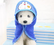 Load image into Gallery viewer, Cute Dog Towel Pet Puppy Drying Bath Cat