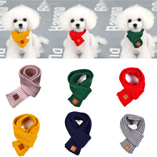 Load image into Gallery viewer, Pet Dog Cat Neck Scarf Warm Soft Knitting