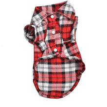 Load image into Gallery viewer, Plaid Cat Clothes Summer Fashion Cat Shirts Coat For Small Cats